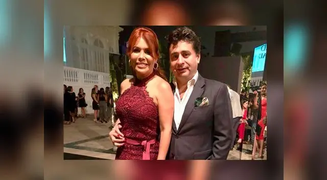 Magaly Medina asistió junto a su esposo a la final de la Copa Libertadores 2019