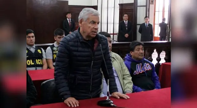 César Villanueva en audiencia por control de identidad César Villanueva en audiencia por control de identidad