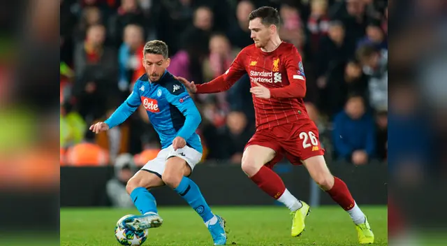 Liverpool y Napoli jugaron por el liderato del grupo E. Liverpool y Napoli jugaron por el liderato del grupo E.