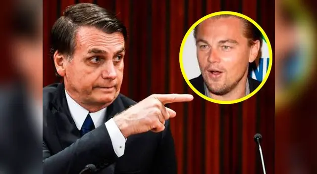 Jair Bolsonaro acusa al actor Leonardo DiCaprio de financiar los incendios en la Amazonía