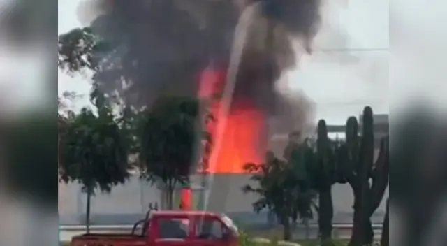 Incendio en oficinas administrativas del INPE en el Callao