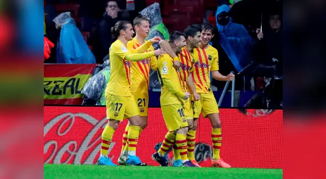 Con gol de Messi, Barcelona derrotó 1-0 a Atlético de Madrid