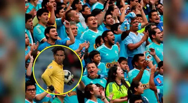 Hinchas de Sporting Cristal le recuerdan a Pedro Gallese escándalo de infidelidad | Foto: Composición