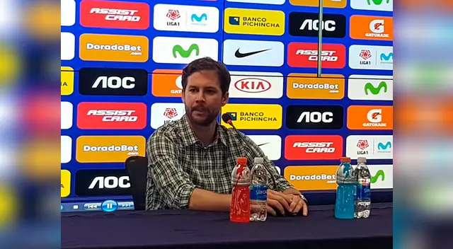 Manuel Barreto ya piensa en el partido del miércoles en el Estadio Nacional / Foto: Abraham Alvarado