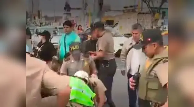 Violento enfrentamiento entre fiscalizadores y transportistas dejan un herido en Rímac