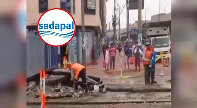 Sedapal afirma que aniego de La Victoria fue por obras de la Línea 2 del Metro