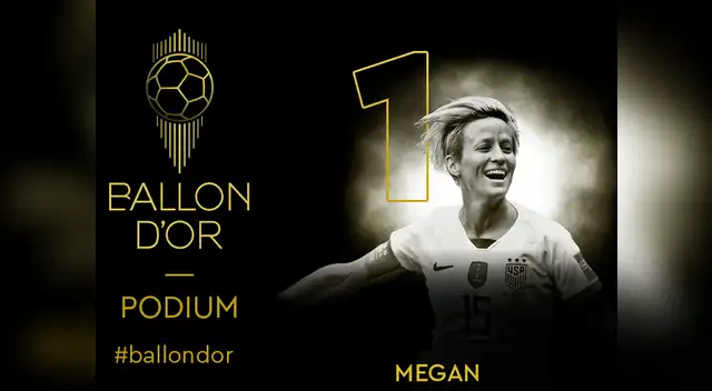 Megan Rapinoe se impuso entre 20 candidatas finales