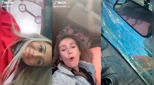 Jóvenes reaccionaron de forma singular tras accidente Jóvenes reaccionaron de forma singular tras accidente