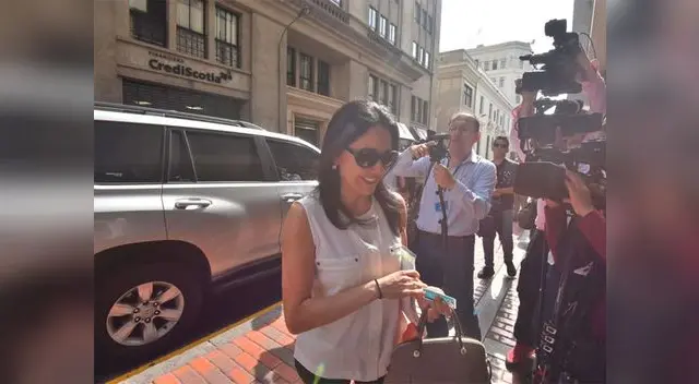 Nadine Heredia acudió a la Fiscalía por el Gasoducto Sur Peruano