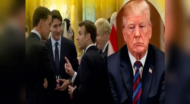 En el video se observa a los mandatarios burlándose de Donald Trump 