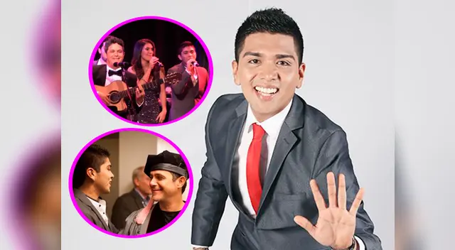 El artista publicó algunas instantáneas de su presentación junto a Sanz