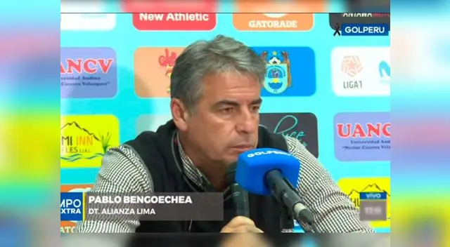 "Nosotros pensamos que va ser muy difícil dar vuelta a esta eliminatoria, no por lo futbolístico sino por lo extra futbolístico", dijo, molesto, Bengpechea