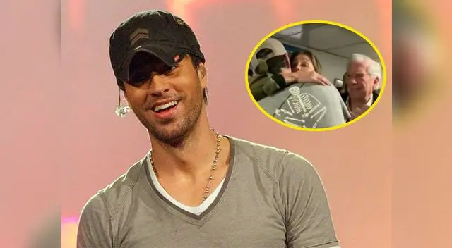 Enrique Iglesias tuvo emotivo encuentro con su madre y peruano