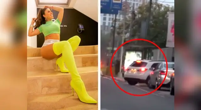 Yahaira Plasencia es captada ingresando al departamento de Jefferson Farfán Yahaira Plasencia es captada ingresando al departamento de Jefferson Farfán