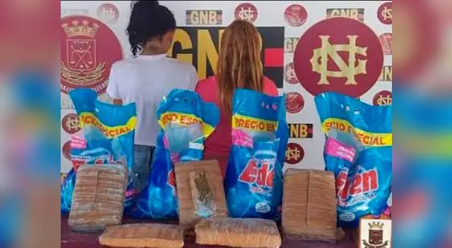 Venezuela: Pasajeras de bus ocultaban casi 5 kilos de marihuana en empaques de detergente Venezuela: Pasajeras de bus ocultaban casi 5 kilos de marihuana en empaques de detergente