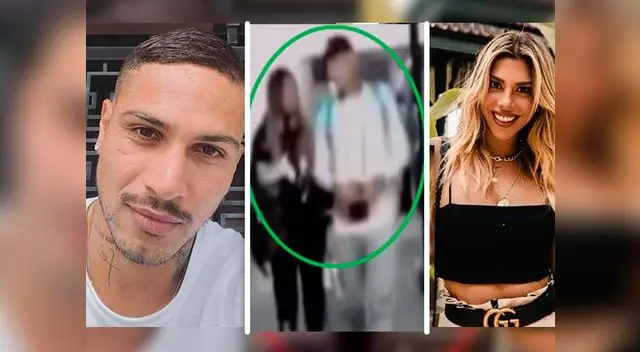 Paolo Guerrero y Alondra son grabados en el aeropuerto 