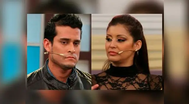 Karla Tarazona le había mandado un mensaje a Christian Domínguez con Pamela Franco