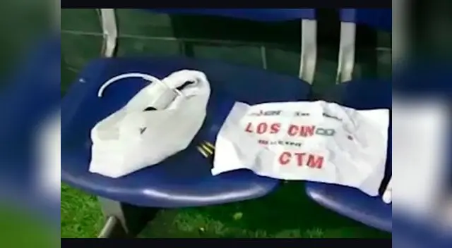 Desconocidos dejan amenaza en centro comercial Fevacel [VIDEO]