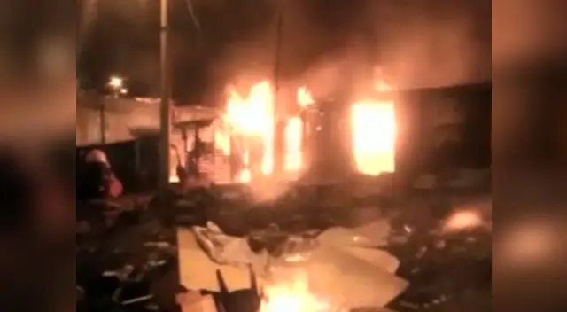 Dos muertes por incendio en cantinas ilegales de Puno