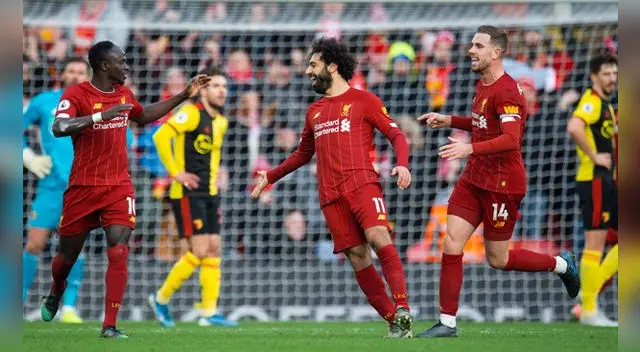 Salah metió dos goles en la victoria del Liverpool ante Watford Salah metió dos goles en la victoria del Liverpool ante Watford