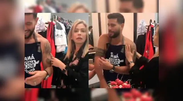 Gisela Valcárcel le echó aceite en el cuerpo de ex chico reality Gisela Valcárcel le echó aceite en el cuerpo de ex chico reality