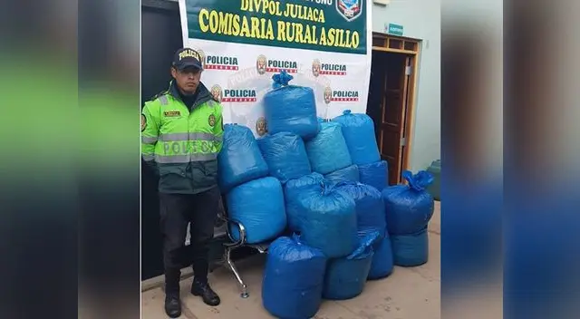 Rápida intervención de la policía de Puno logró capturar a presuntos narcotraficantes 