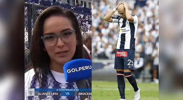 Daniela tiene blooper al dar pronóstico de partido de Alianza Lima