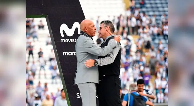 Roberto Mosquera y Pablo Bengochea se saludan al términod de la final