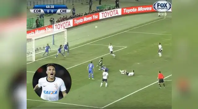 Paolo Guerrero se convirtió en figura del Corinthians vs. Chelsea 
