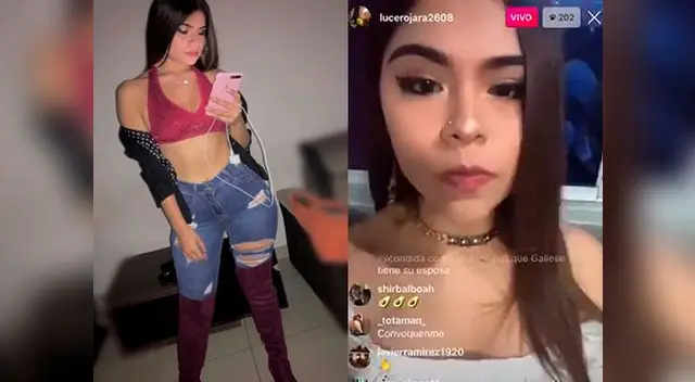 Lucero Jara hizo su primera transmisión en vivo tras ampay con Pedro Gallese y la tildan de 'tramposa'