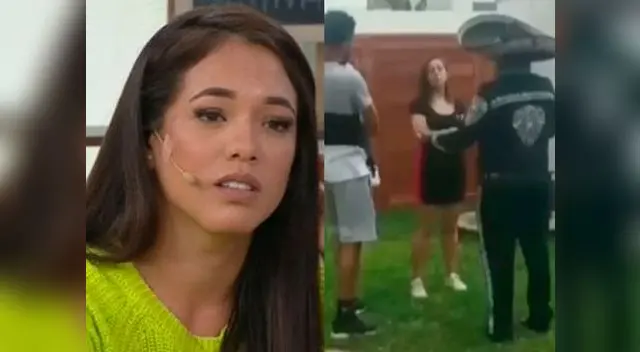 Jazmín Pinedo indignada con familiar de Claudia Díaz Jazmín Pinedo indignada con familiar de Claudia Díaz