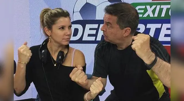 Alexandra Hörler puso en su sitio al presentador de noticias Alexandra Hörler puso en su sitio al presentador de noticias