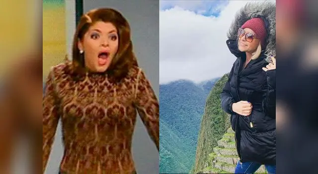 Soraya Montenegro de vacaciones en Machu Picchu