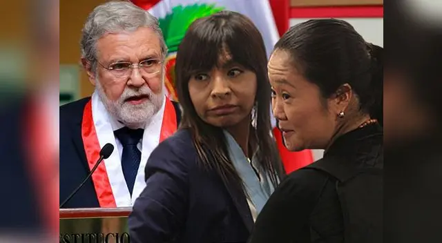 Giulliana Loza, defensa de Keiko Fujimori niega reunión con el presidente del TC, Ernesto Blume Giulliana Loza, defensa de Keiko Fujimori niega reunión con el presidente del TC, Ernesto Blume