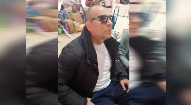 Adolfo Bazán quería pasar desapercibido con las gafas negras