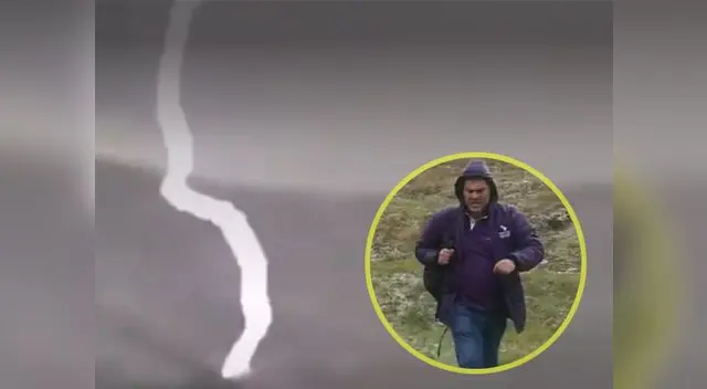 Hombre casi muere por descarga eléctrica de un rayo en el Cusco 