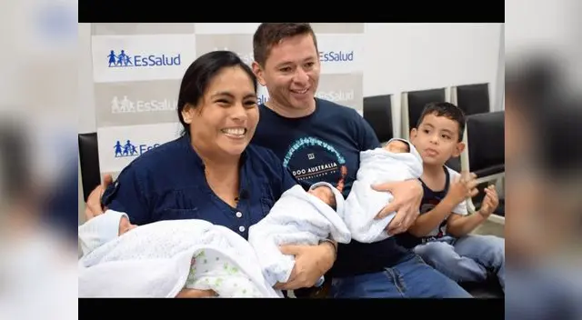 Recien nacidos en hospital de de EsSalud pasarán su primera navidad en casa junto a su familia