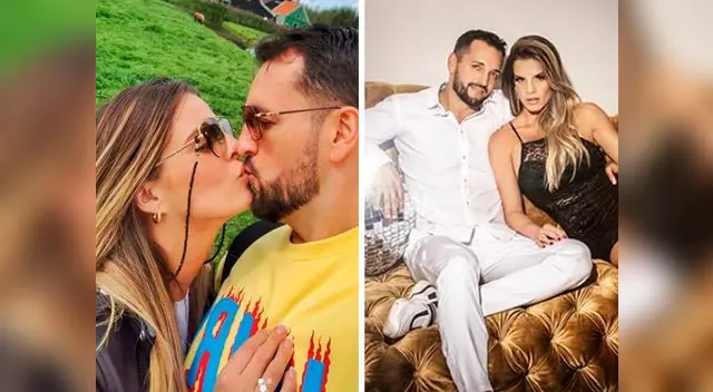 Alejandra Baigorria y su novio celebraron juntos la Navidad pese a que fue ampayado con otra mujer