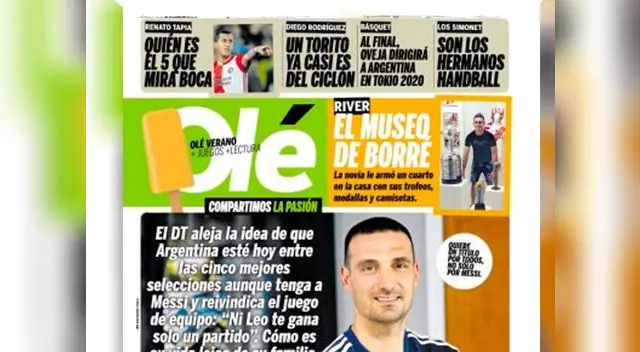 Para el medio argentino, Tapia es una alternativa que toma fuerza