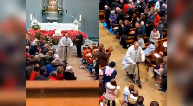 Sacerdote es toda una sensación en las redes sociales