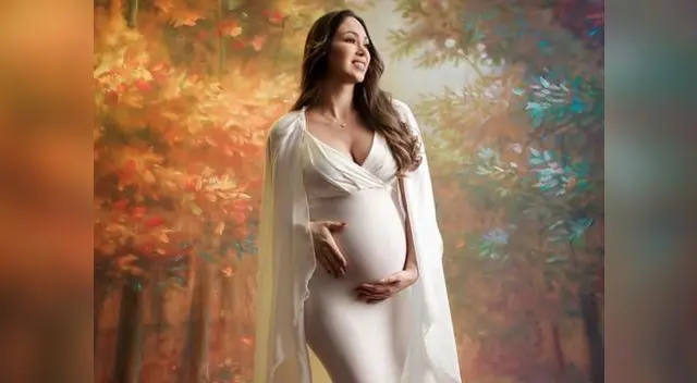 Melissa Loza ya tiene ocho meses de embarazo