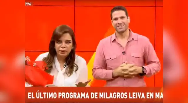 Milagros Leiva se despide de la conducción de ATV Noticias 