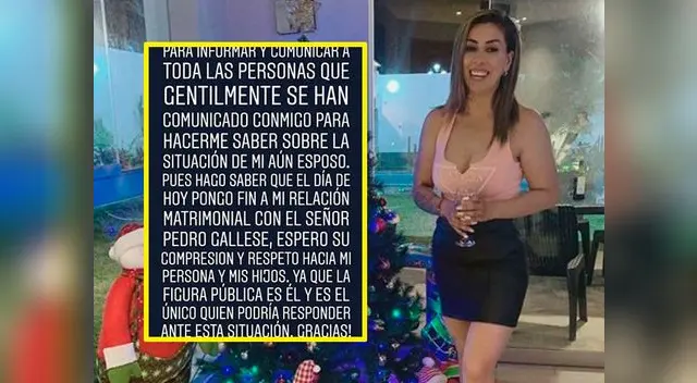 Claudia eliminó la publicación que ponía fin a su matrimonio Claudia eliminó la publicación que ponía fin a su matrimonio