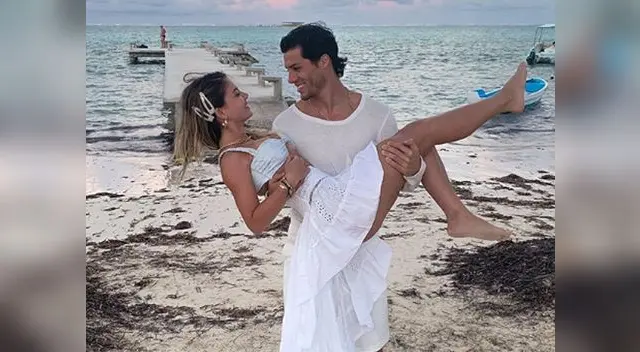 Patricio Parodi y Flavia Laos están de vacaciones en Punta Cana