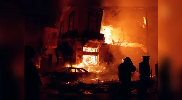 El incendio fue una verdadera tragedia