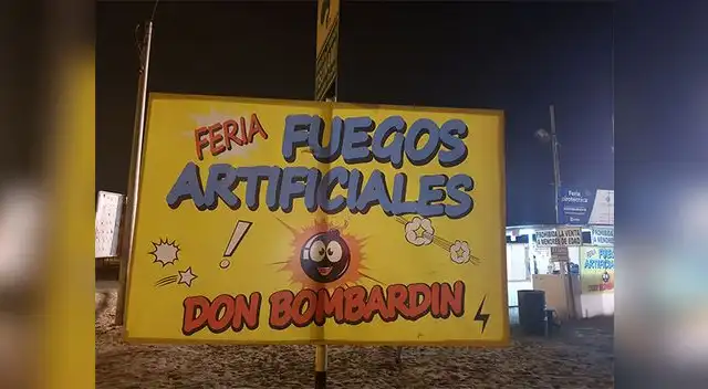 Podrás encontrar una variedad de productos pirotécnicos con ruido y sin ruido desde S/. 1.00