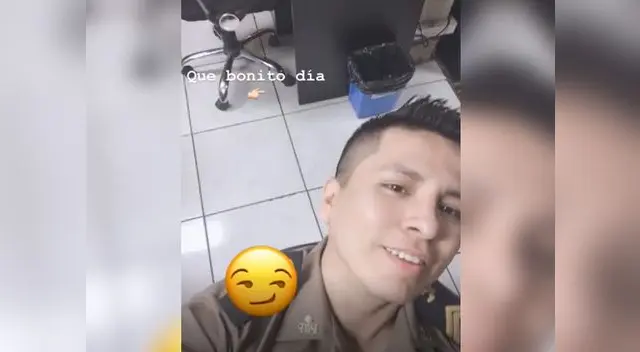 El mal efectivo policial se encontraba con el uniforme de la institución