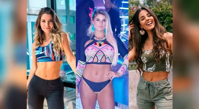 Flavia Laos, Luciana Fuster y Macarena Vélez usan el mismo bikini por canje Flavia Laos, Luciana Fuster y Macarena Vélez usan el mismo bikini por canje