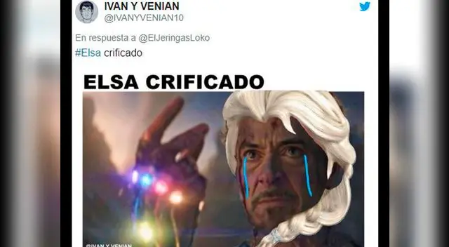 Elsa se volvió viral en los memes de inicio de año