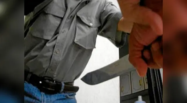 Joven acuchilló a anciano que la acosaba constantemente Joven acuchilló a anciano que la acosaba constantemente